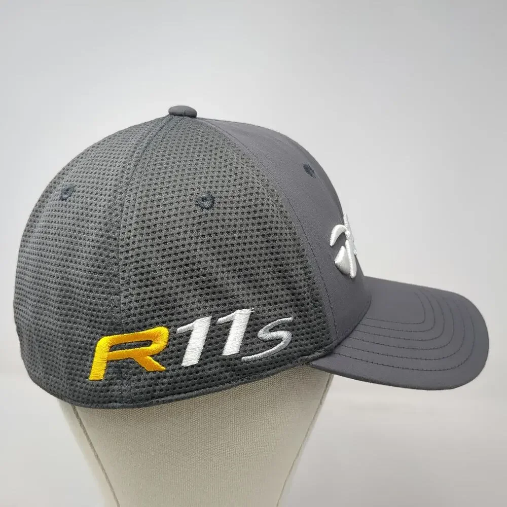TaylorMade Baseball Cap Gray XL Mesh Back A-Flex RBZ R11s Golf Breathable Hat